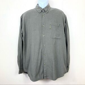 Columbia Men’s Shirt Gray button down L